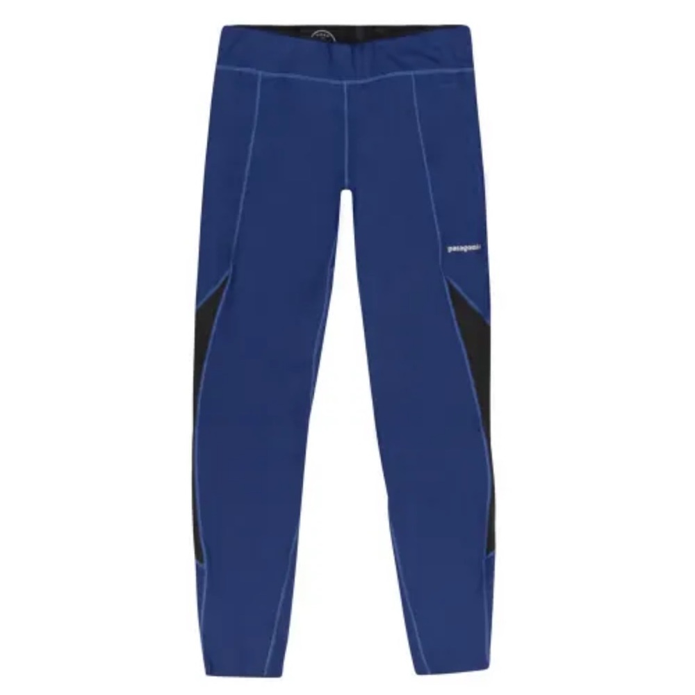 PATAGONIA Women's Borderless Endless Run Tights Leggings size XXS cobalt blue